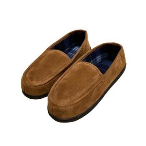 Moccasin Memory Foam Tan House Slippers